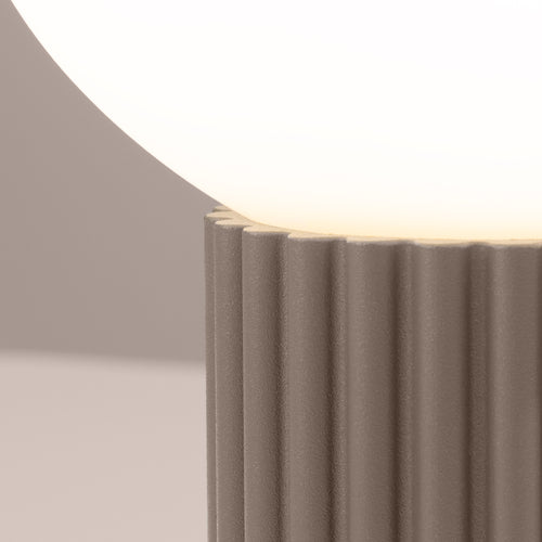 Sollux Lighting Tafellamp HALO taupe - 12x12x19cm