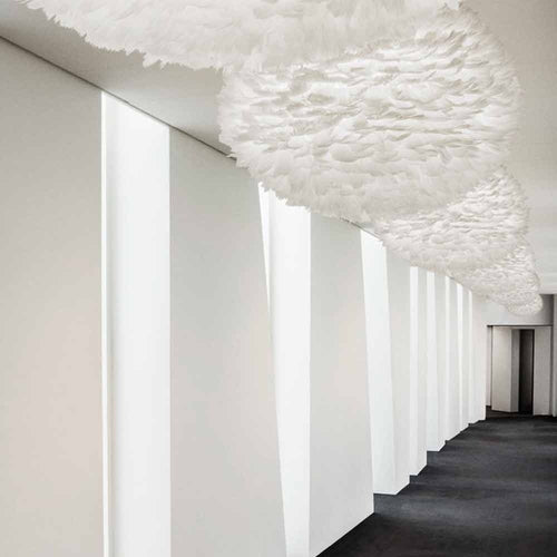 Umage Eos Large hanglamp white - met koordset wit - Ø 65 cm - vtwonen shop