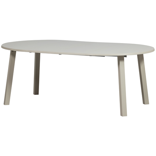 WOOOD uitschuifbare eettafel rond 120Ø cm Janne - Eiken - Dakargrau - vtwonen shop