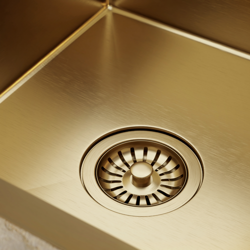 LOMAZOO Spoelbak Keuken Goud Maxion - 61,5 x 41 cm - RVS