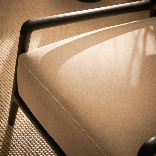 Tikamoon Fauteuil van zwart mindihout - Zwart
