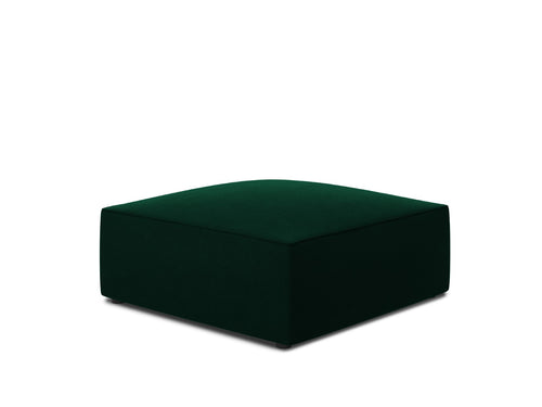 Micadoni Poef Ruby flueel, flessengroen - 93x93x40cm