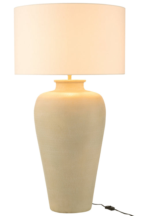 J-Line lamp Cilinder - aluminium - ecru