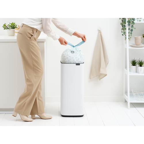 Brabantia Bo Touch Bin, 30 liter - White - vtwonen shop