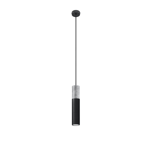 Sollux Lighting Hanglamp BORGIO 1 zwart - 8x8x105cm
