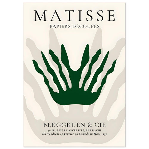 Artfulprints  Matisse – Sea crown   poster A4 21x29.7 cm - vtwonen shop