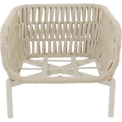 Lesli Living bistrostoel Burgos - beige - 80x84x66,5cm - set van 2