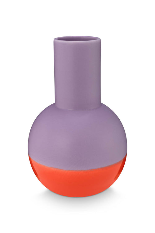 vtwonen - Vaas - Bloemenvaas - Keramiek - Rood - 14cm