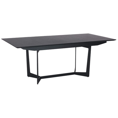 Furnhouse uitschuifbare eettafel Tokyo - Zwart - 200/250x100 cm