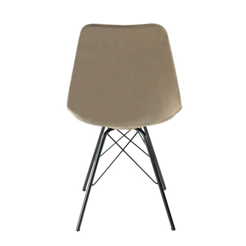 Kick kuipstoel Velvet - Taupe - vtwonen shop