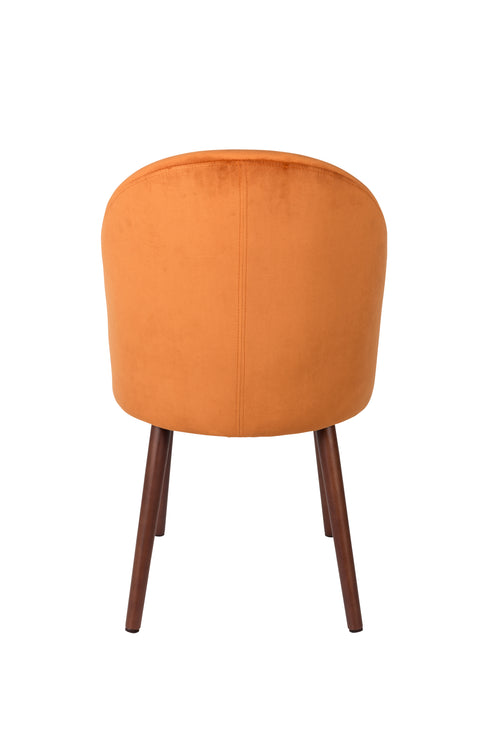 Dutchbone Barbara Eetkamerstoelen Oranje - Set van 2 - vtwonen shop