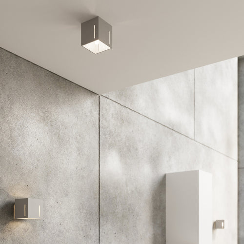 Sollux Lighting Wandlamp PIXAR grijs - 10x12x10cm