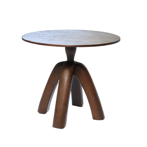 Giga Meubel Bijzettafel Mia - Bruin - Hout - 50x50cm