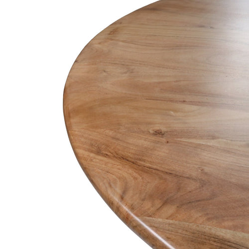 Giga Meubel Eettafel Tijn - Rond - Acaciahout - 120cm - vtwonen shop