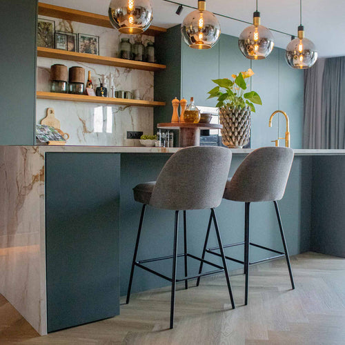 Kick barkruk Lucy - Donkergrijs - vtwonen shop