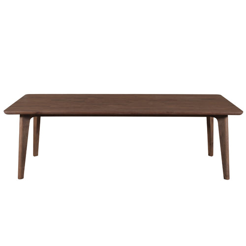 DÉJA Living Eettafel Mitchel - Rechthoek Donkerbruin Hout - 240x100x76cm