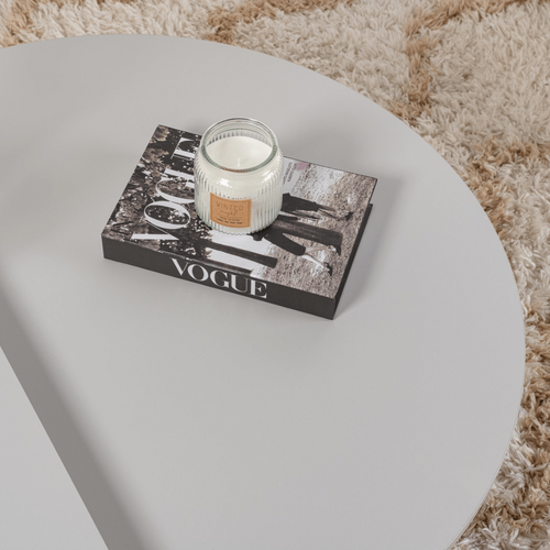 Calicosy - ORION Set van 2 salontafels - Licht hout - 90x90x35 cm
