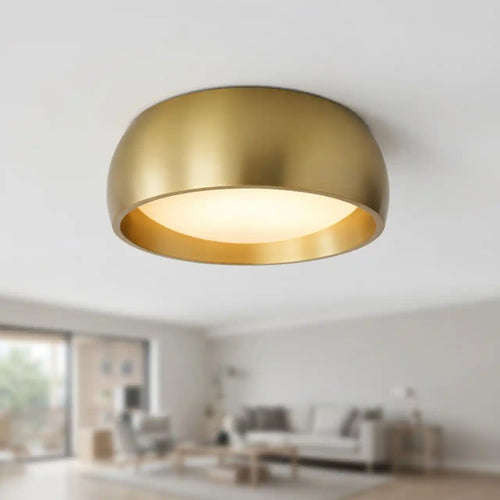 Artdelight plafondlamp Montana - 1 lichts - 15  x 5   cm - goud