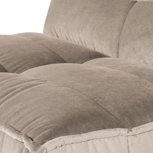 vtwonen 1-zits element Cluster - Velvet - Warm Taupe - 82x105x92