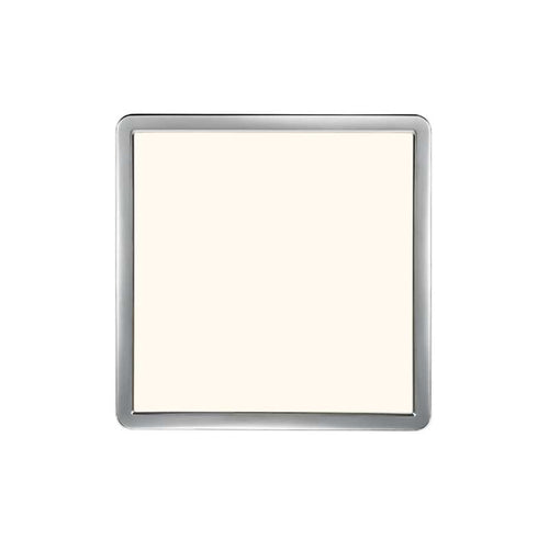 Nordlux Oja Plafondlamp - LED - 3000/4000K - Chroom - Vierkant
