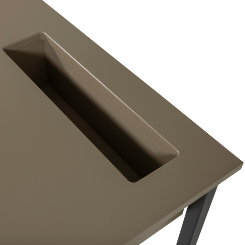 WOOOD bureau New Julius - Grenen - Mud - 75x126x53 - vtwonen shop