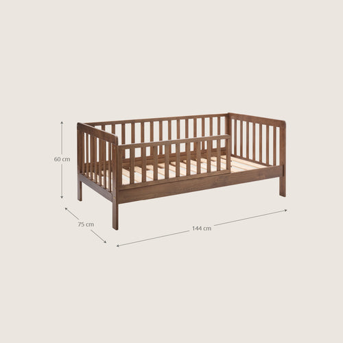 Petite Amélie Peuterbed Plume - 70x140 cm - Premium Cocoa - vtwonen shop