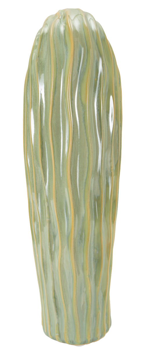 Mauro Ferretti vaas - 22x10x39 cm - groen