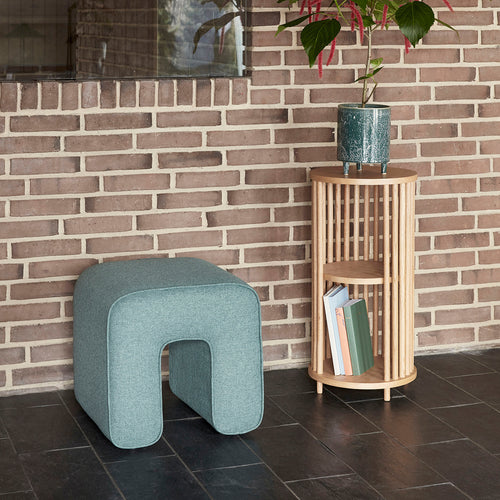 Hübsch poef Sculpture - polyester - 45x45xh47cm