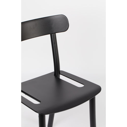 Zuiver Friday Tuinstoel Zwart - Set van 2