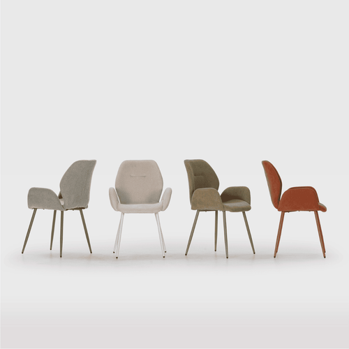 Calicosy - Eetkamerstoel Set van 2 SOLA - 57,5x57x47,5 cm