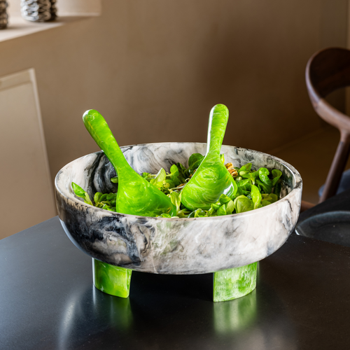 Brût Homeware | Salade Schaal | Fruitschaal | Pavone | Muisgrijs