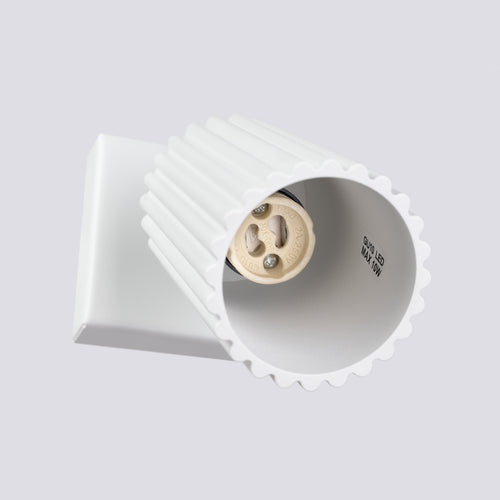 Sollux Lighting Wandlamp KARBON wit - 8x16x8cm