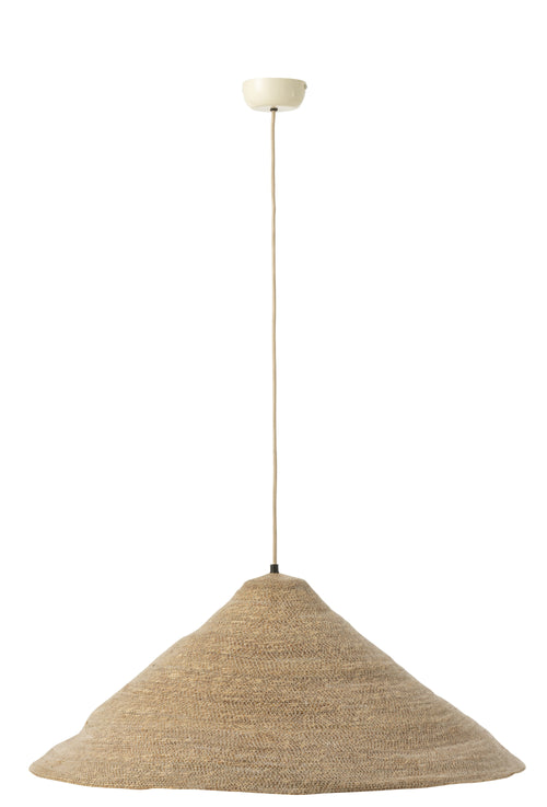J-Line hanglamp Hoed Moonj - gras - naturel - large