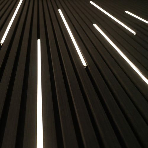 HOME DELUXE - LED-lichtstrip voor akoestisch paneel NOX - starterset L - 2 x 100 cm