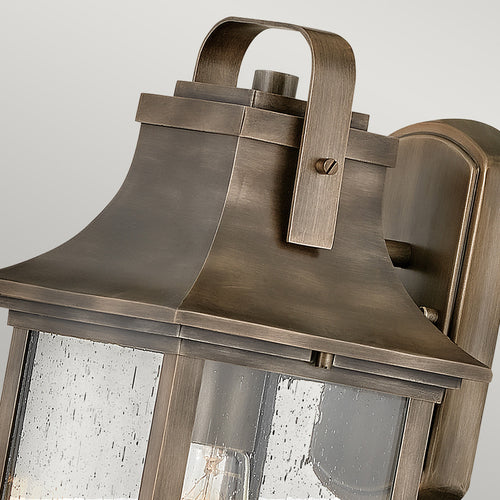 Elstead Hinkley Grant Outdoor Wandlantaarn Gebronsd Brons, IP44