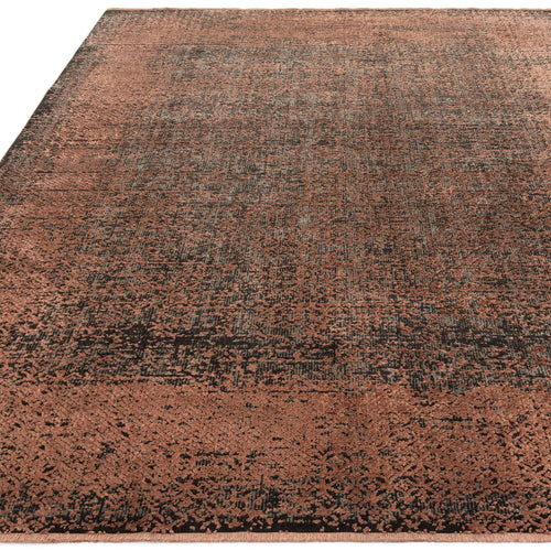 Vloerkleed Easy Living Elodie Terracotta/Black 200x290 cm - vtwonen shop