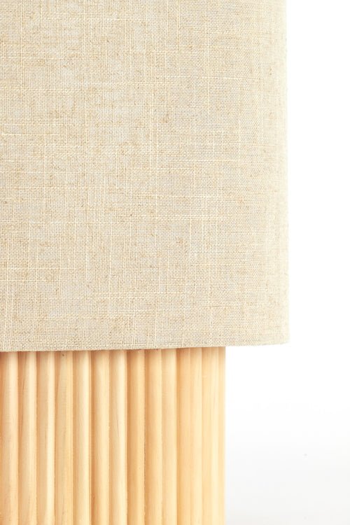 Light & Living tafellamp LASLO - bruin - 30x20x94cm