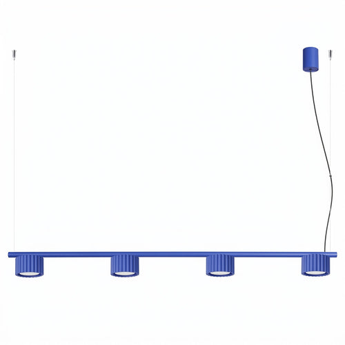 Sollux Lighting Kroonluchter AURA 4 ultramarijn Gx53 - 122x10x208cm