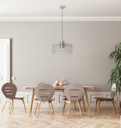 EGLO hanglamp Milligan - e27 - industrieel - ø 48 cm - grijs - vtwonen shop