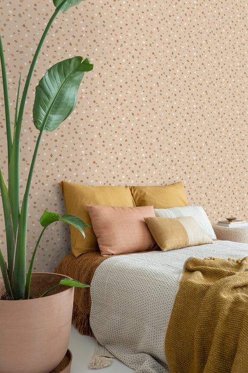 ESTAhome behang terrazzo lichtbeige - 50 x 900 cm - 139826 - vtwonen shop