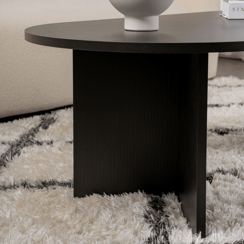 Calicosy - IRIS Ovale salontafel L119 cm - Kasjmier - 60x119x39,8 cm