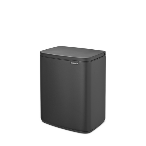 Brabantia Bo Afvalemmer, 12 liter - Mineral Infinite Grey