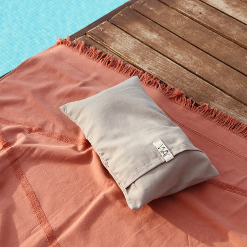 WAY strandkussen - 40 x 25 cm - Stone