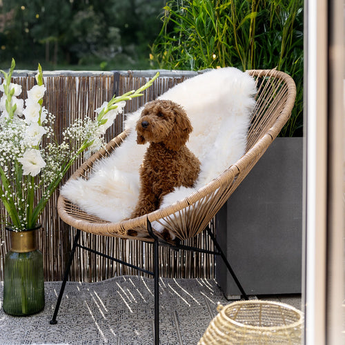 Kare Design Schapenleer Heidi 85x65cm wit - vtwonen shop