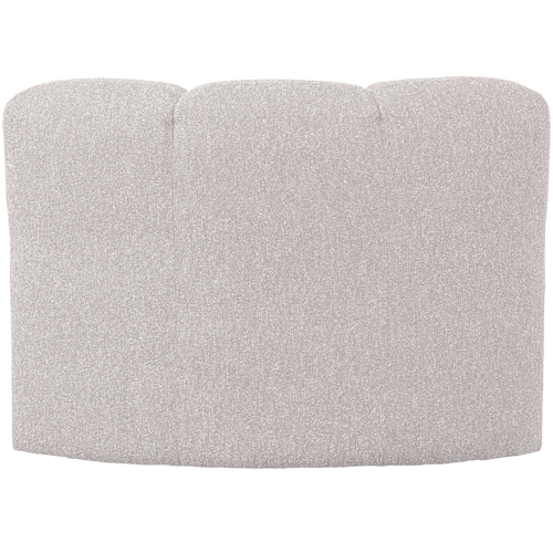 WOOOD eetbankje hoek met rugleuning Mojo - Bouclé - Ecru Melange - 83x83x83