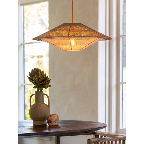 GOOD&MOJO hanglamp Lumbini - grijs - Ø60cm