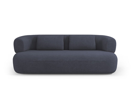 Micadoni Bank Jenny 3-zits, boucle, donkerblauw - 90x178x73cm