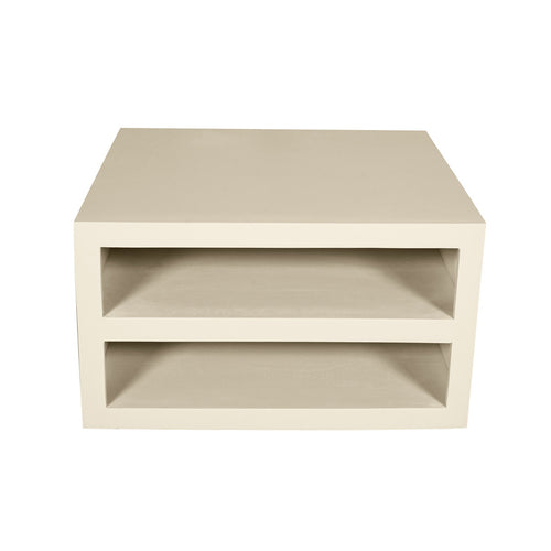 StarFurn Salontafel Brussel - Zandkleur Hout - 80x80x40cm - vtwonen shop