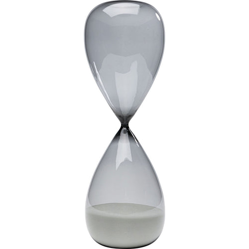 Kare Design Zandloper Timer 43cm zwart en wit
