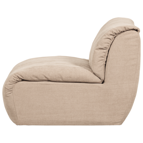 WOOOD 1-zits element Baggy - Geweven Chenille - Zand - 81x91x101 - vtwonen shop